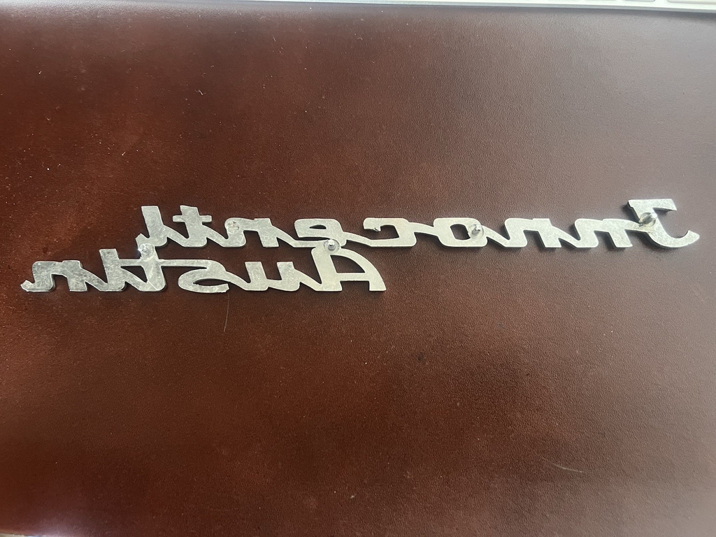 Emblema INNOCENTI AUSTIN Auto Logo GRANDE ORIGINAL