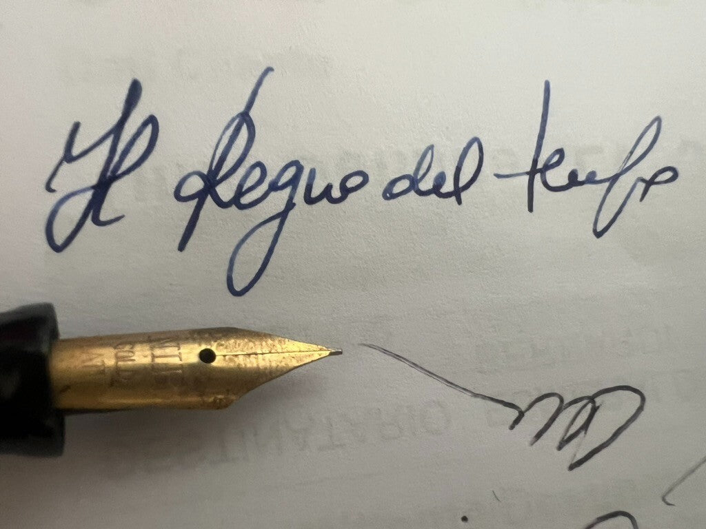🔴 Supporto PENNA STILOGRAFICA stiloforo base portapenna da scrivania vetro