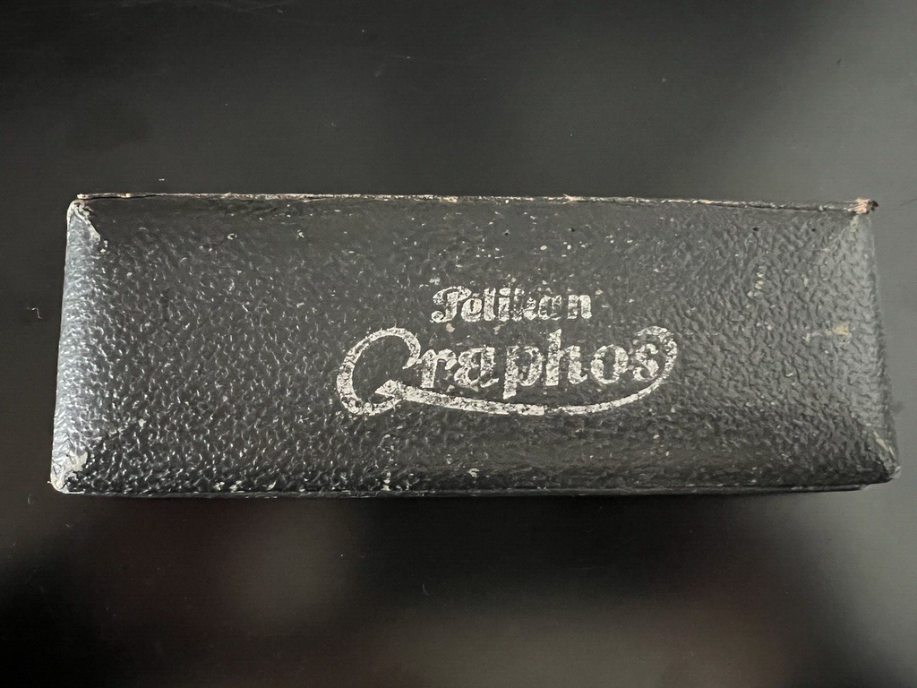 🔴 PELIKAN GRAPHOS penna stilografica con astuccio e pennini vintage