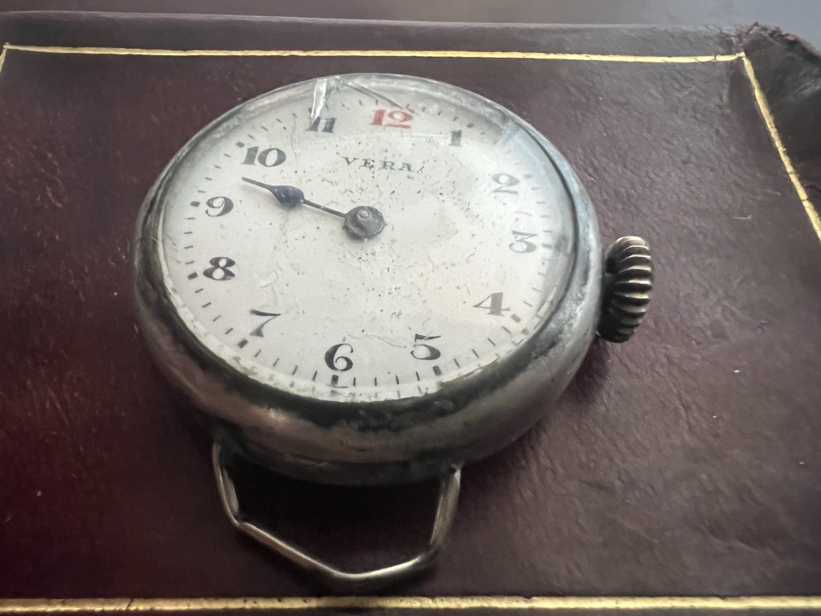 🔴 Orologio ARGENTO 800 donna polso VERA n.28 da revisionare parti vintage