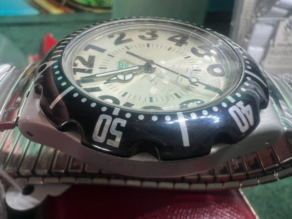 🔴 SWATCH orologi polso uomo donna IRONY quarzo funzionanti LOTTO 5 orologi
