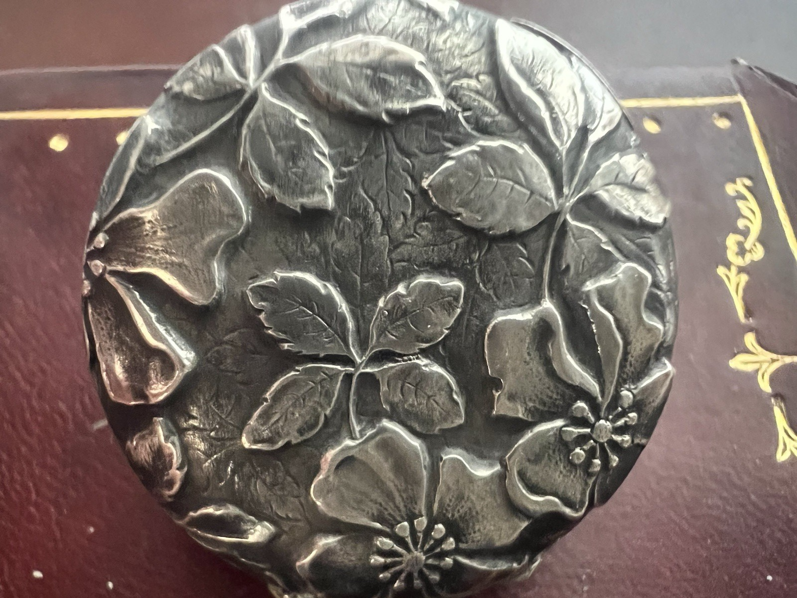 🔴 Orologio tasca ARGENTO 800 donna da revisionare parti vintage REMONTOIR 18