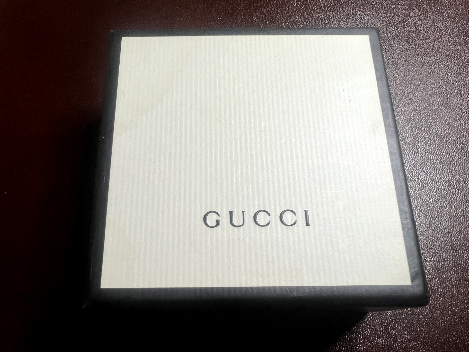 🔴 GUCCI scatola astuccio cofanetto bianco e nero multi utilizzo