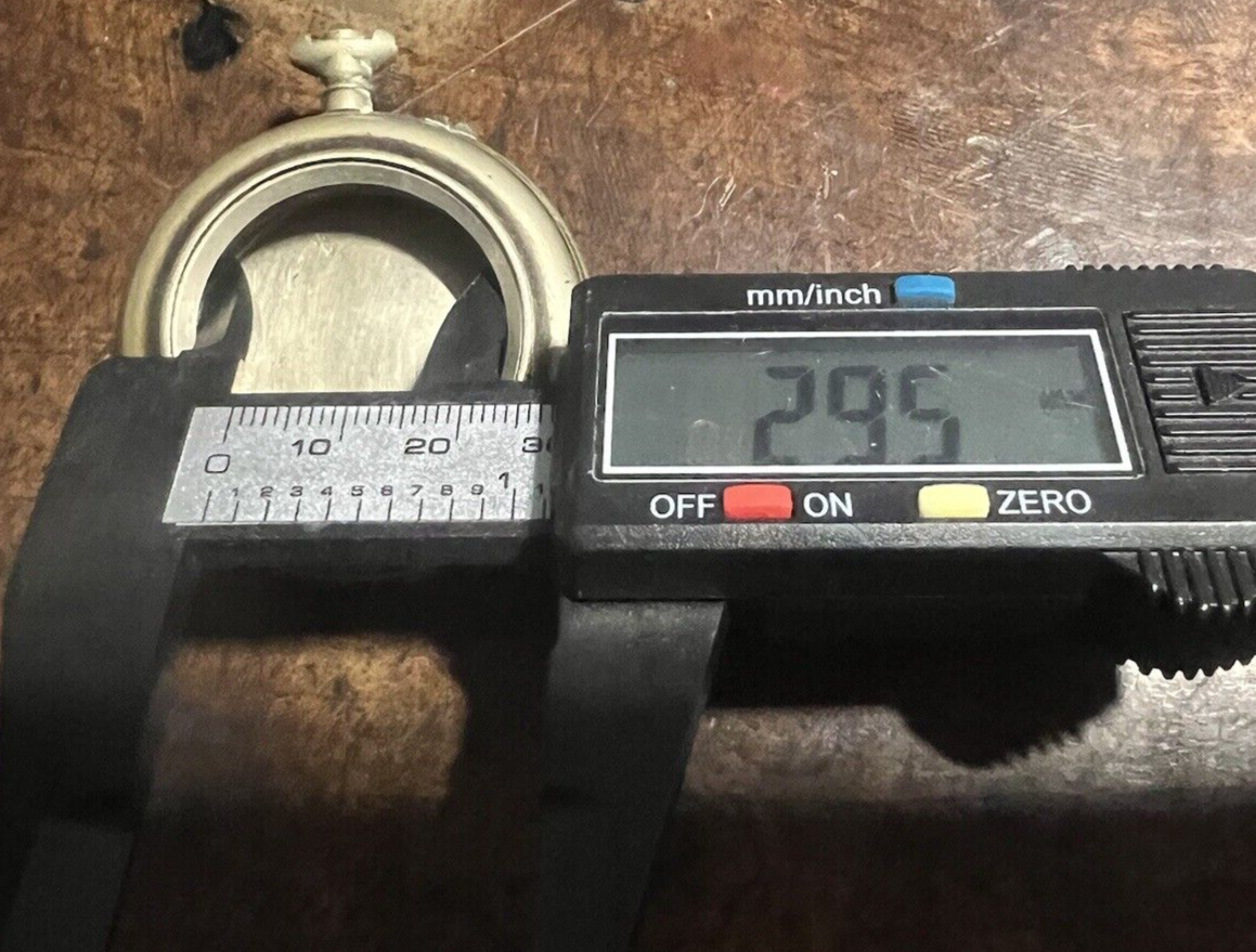 Étui Montre Poche Homme Ciselé Numérotée Pièces Remplacement 4 Stück Vintage 