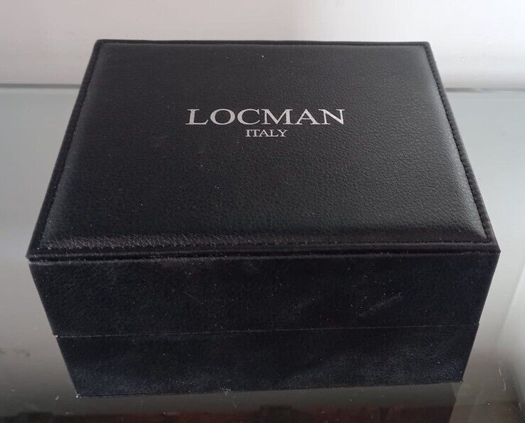🔴 LOCMAN box scatola orologio cofanetto custodia grande 16x14 h 9 cm
