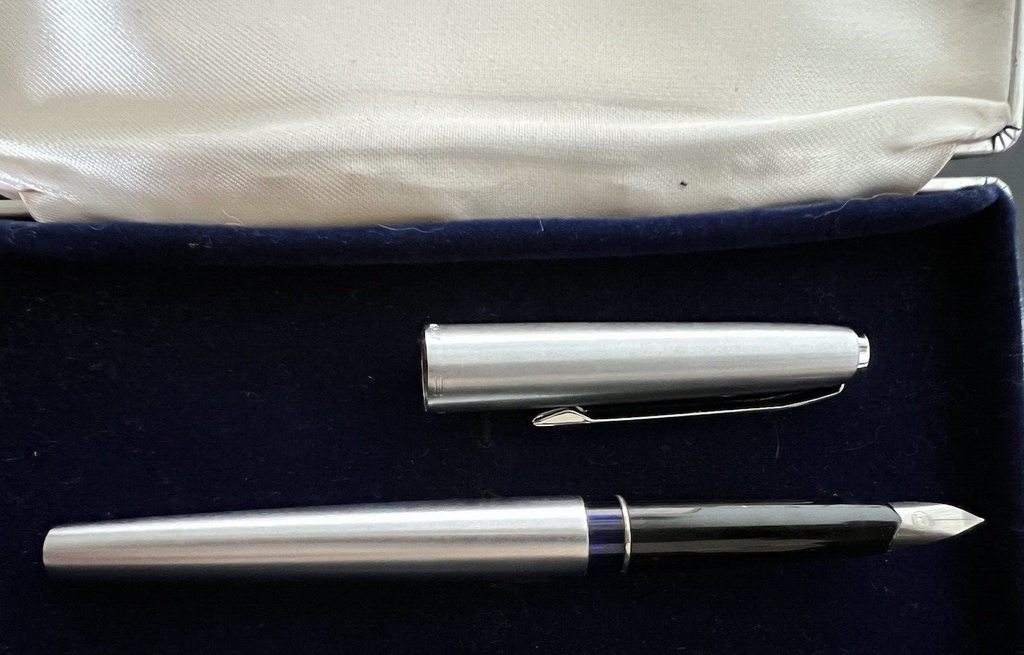 🔴 PELIKAN P478 penna stilografica Silverstar cromata a cartuccia vintage 1970