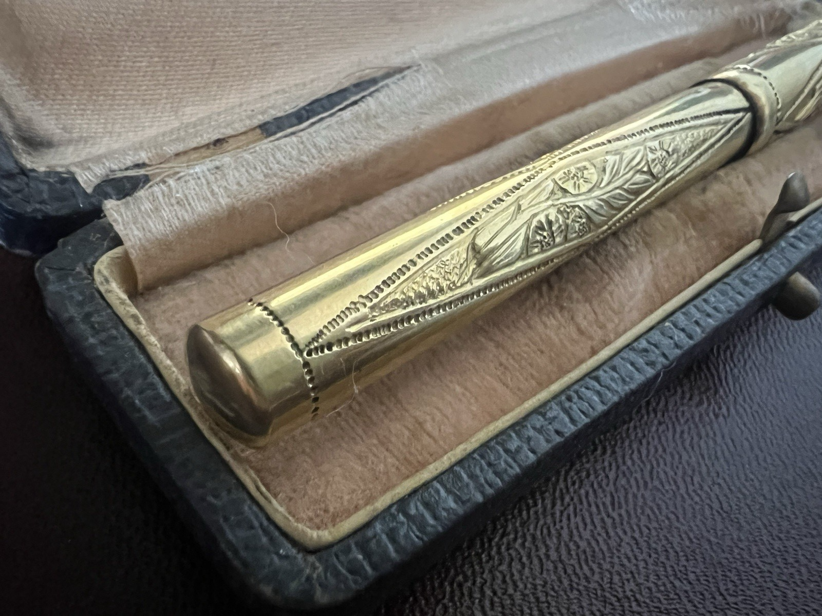 Red Ottoman Imperial Fountain Pen Sultan Abdulhamid II Antique