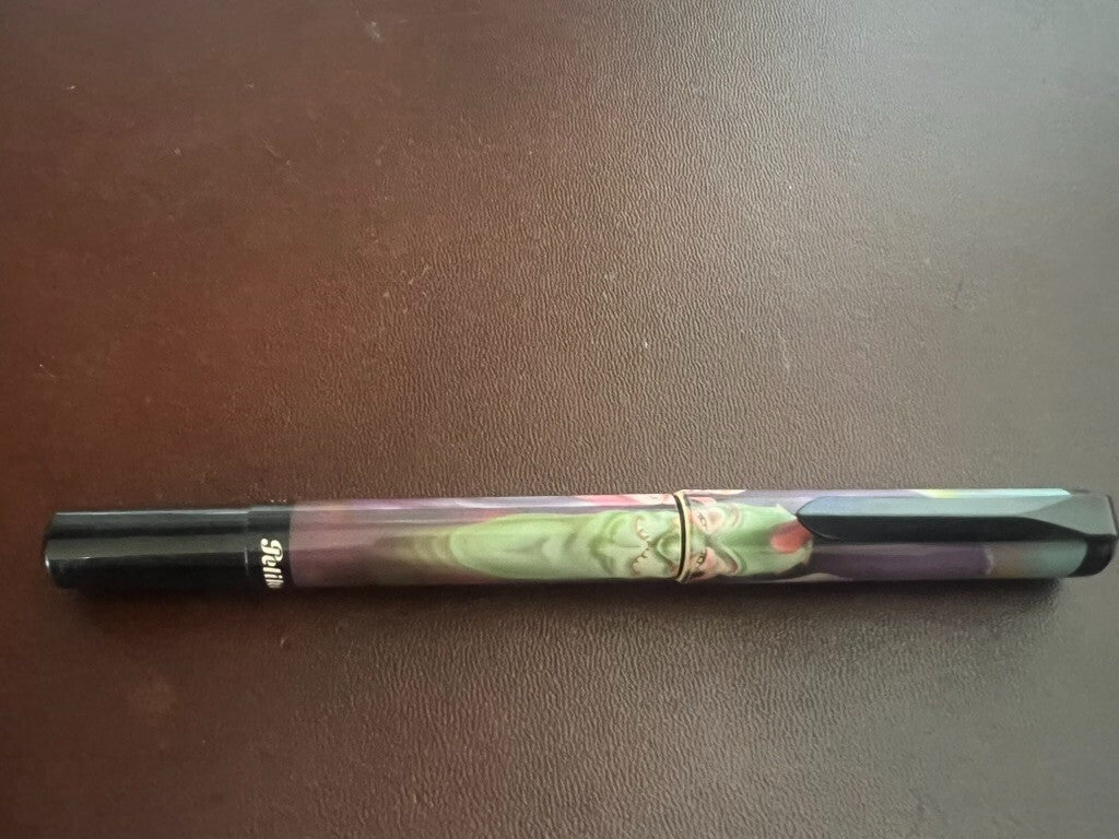 🔴 PELIKAN penna stilografica Moovie cartoni animati fumetti mai usata vintage