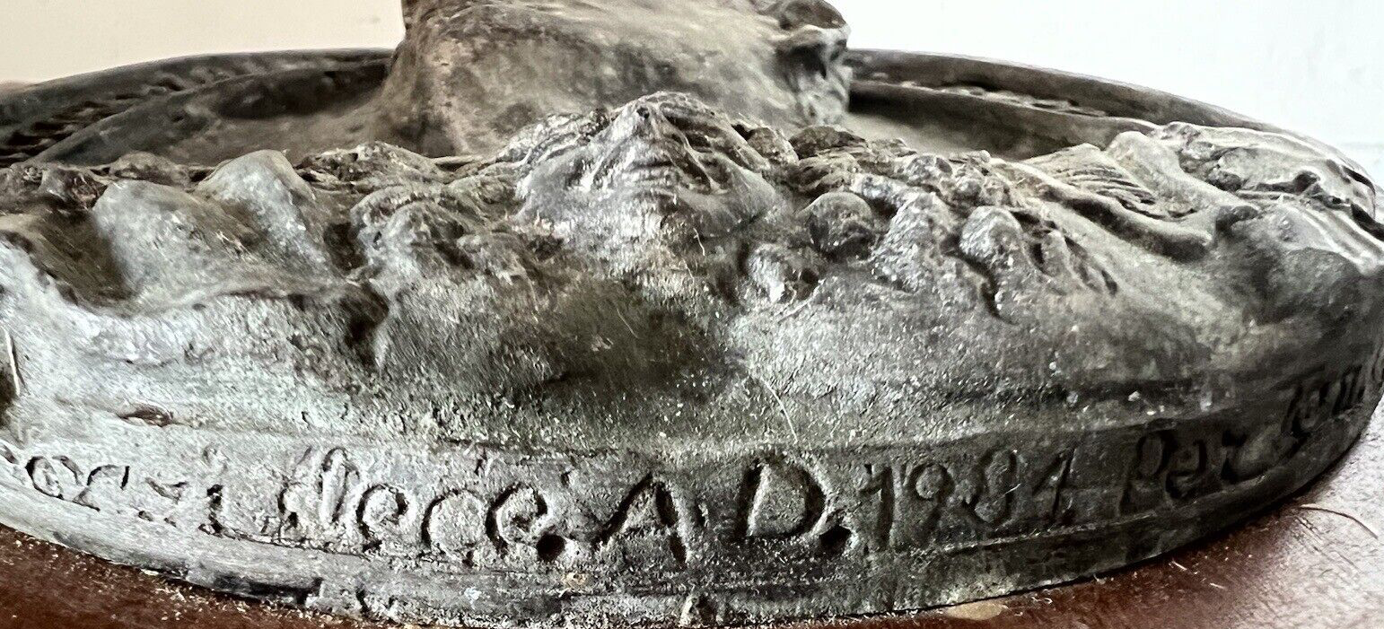 🔴 Military Crest CESARE 12 ARTILLERY REGIMENT Rimini group 1984 bronze 