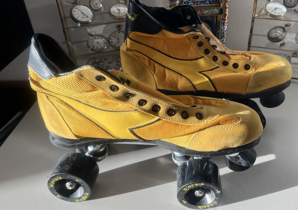 Diadora Chaussures Roues Champion Professionnel Avec Frein Taille 43 Boîtes