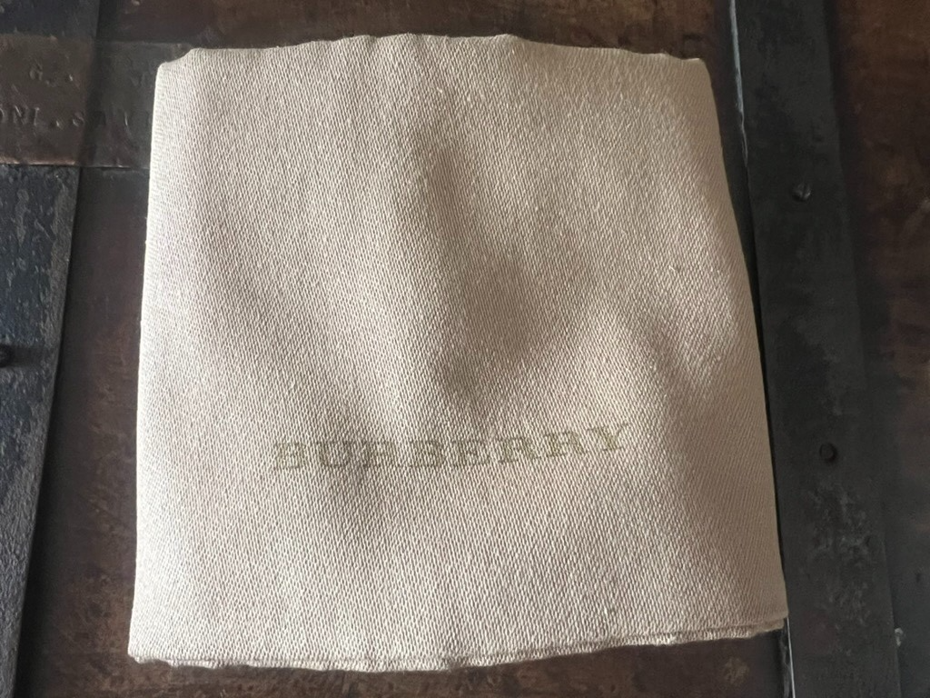 🔴 BURBERRY sacca antipolvere borsa o scarpe interno felpato con lacci