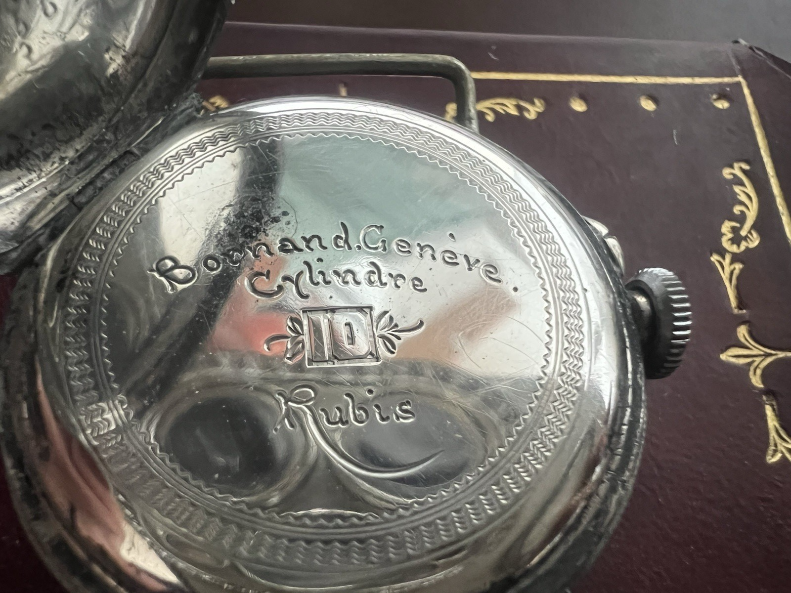 Montre Argent 800 Femme Poignet Cylindres 22 De Examen Pièces Vintage