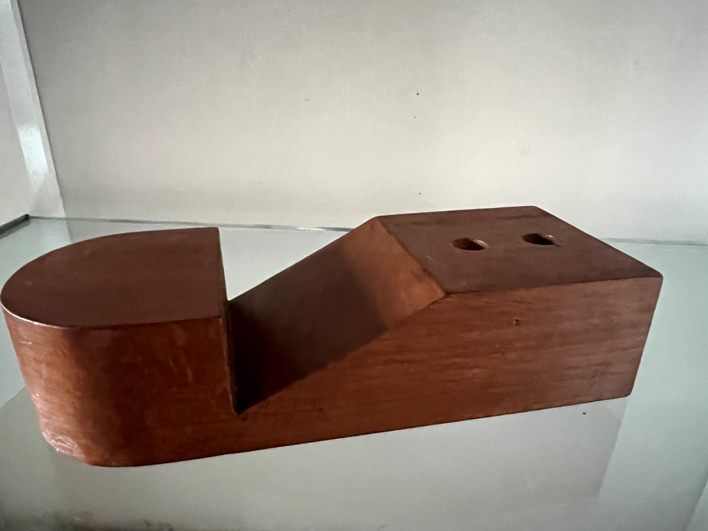 🔴 Base penna stilografica sfera stilofori scrivania portapenna LEGNO L 19