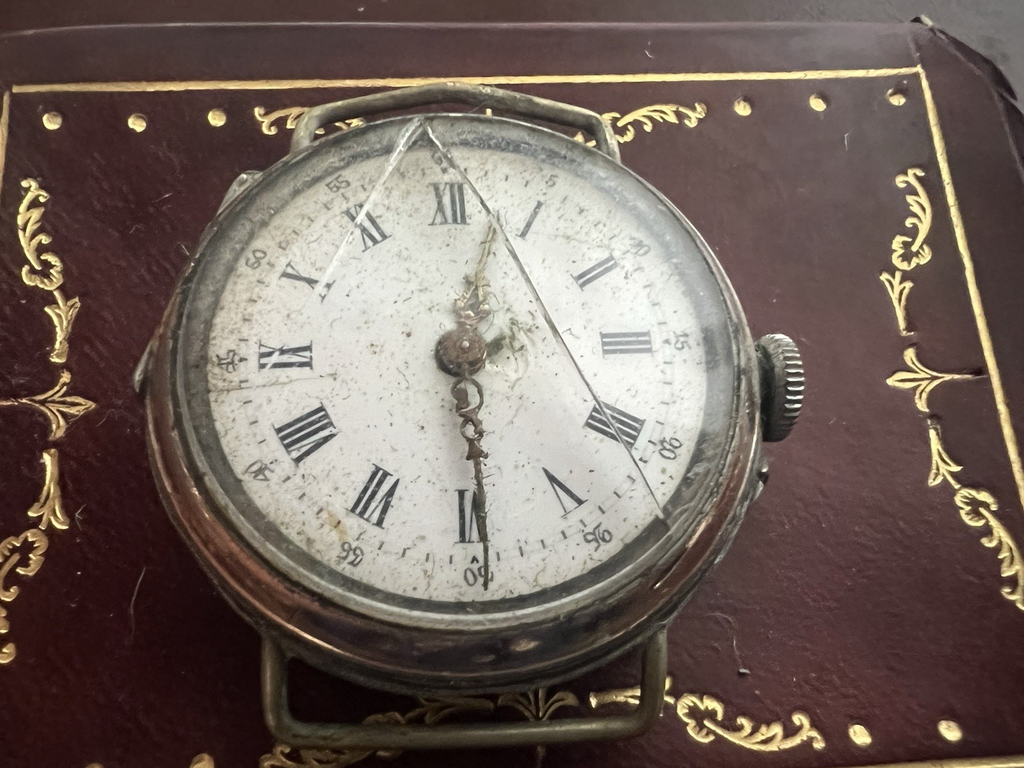 Armbanduhr Silber 800 Frauen Handgelenk Zylinderkopf 22 Zum Überarbeiten Teile 