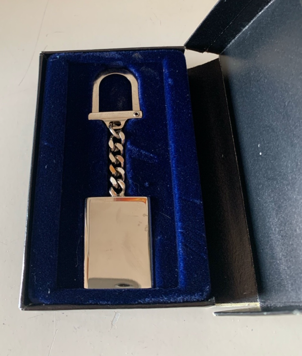 Porte-Clés Automobile Club Naples Aci Métal avec Étui