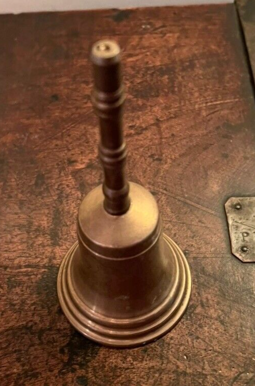 Sonnette Cloche Métal Diamètre 6,5 Hauteur 14 D'Origine Vintage