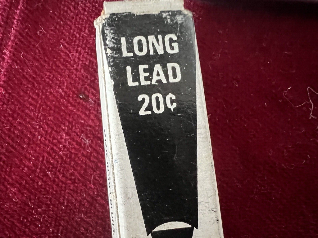 🔴 VIBERTI Druckbleistift aus verchromtem Metall mit Vintage-Mine 