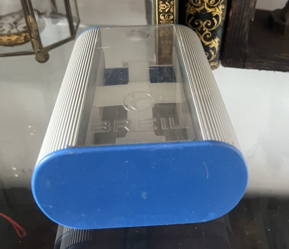 🔴 BREIL box scatola orologio cofanetto custodia trasparente blu vintage