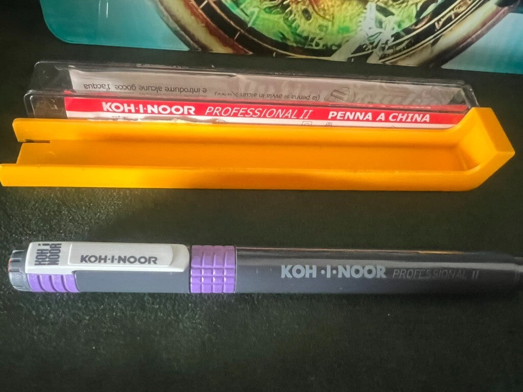 🔴 KOH-I-NOOR penna china Professional II TECNOGRAPH lotto 3 PENNE inchiostri