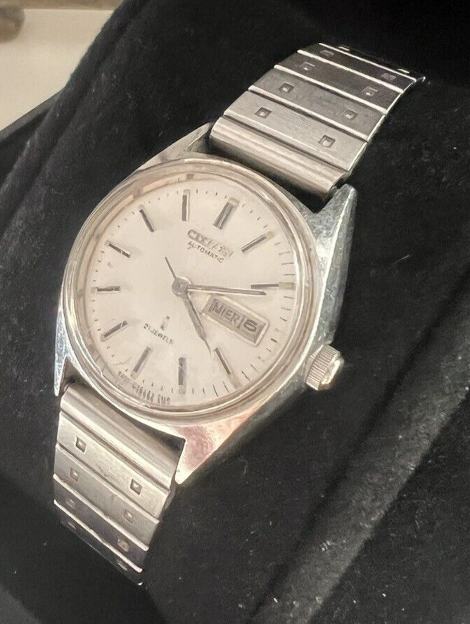 Citizen Horloge Femme Automatique Étui Sangle 4-046145 SMK Vintage