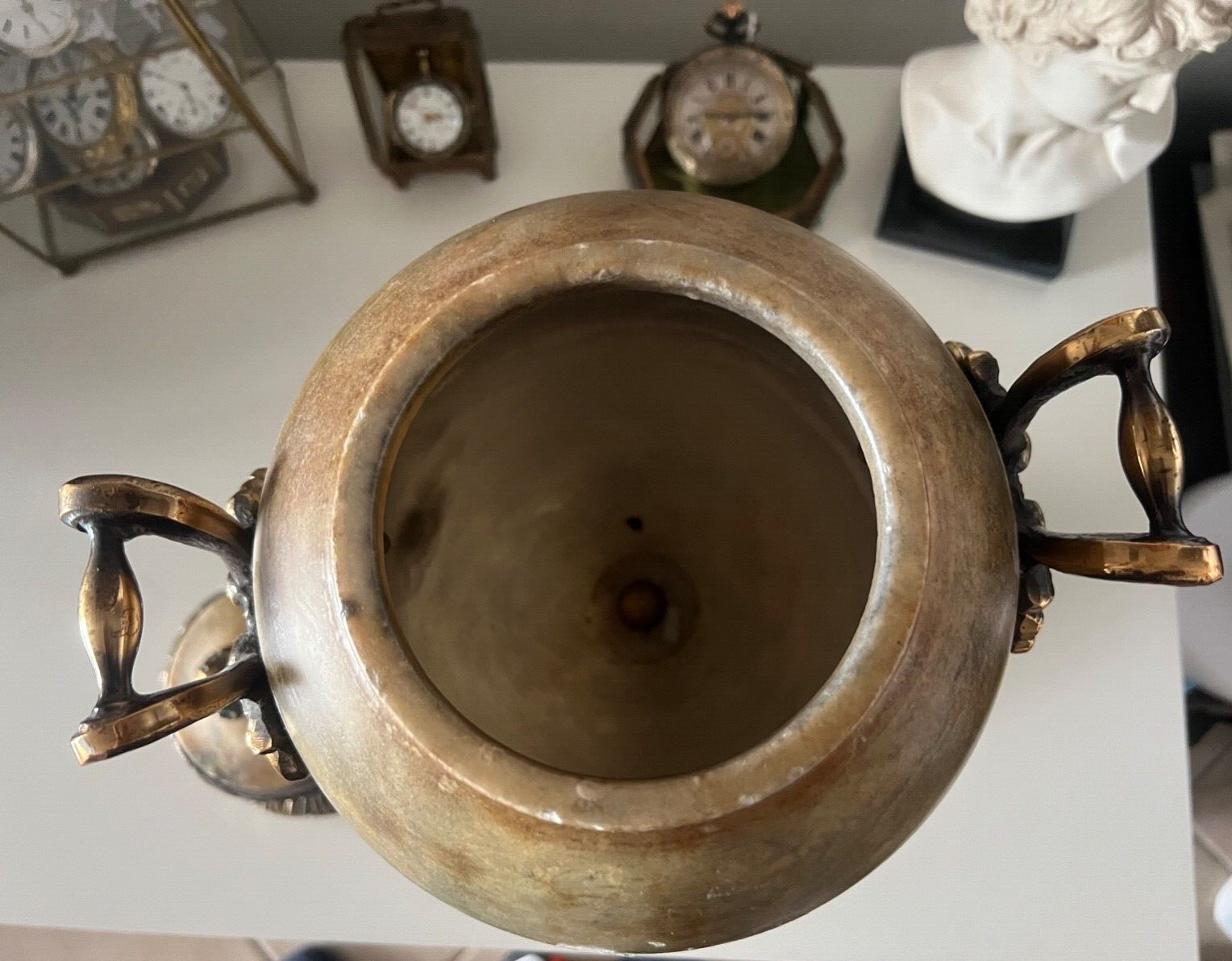 🔴 Anfora ALABASTRO ORIGINALE vaso lume lusso PESO 8 kg grande qualità VINTAGE