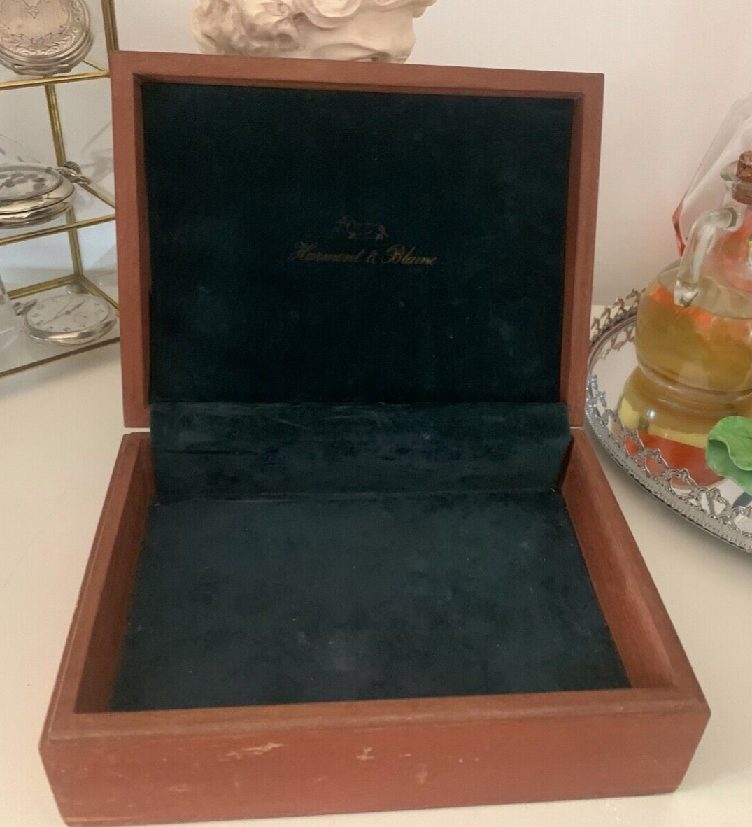 🔴 HARMONT & BLANE box scatola orologio astuccio, custodia legno