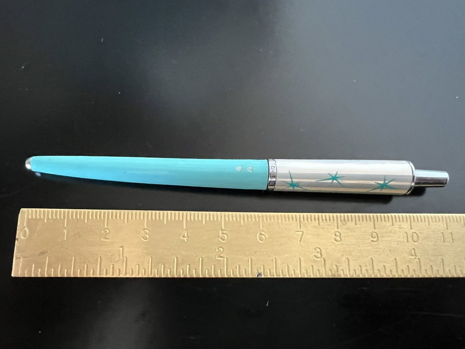 🔴 PAPERMATE penna sfera LADY CAPRI azzurra con astuccio e garanzia vintage 1960