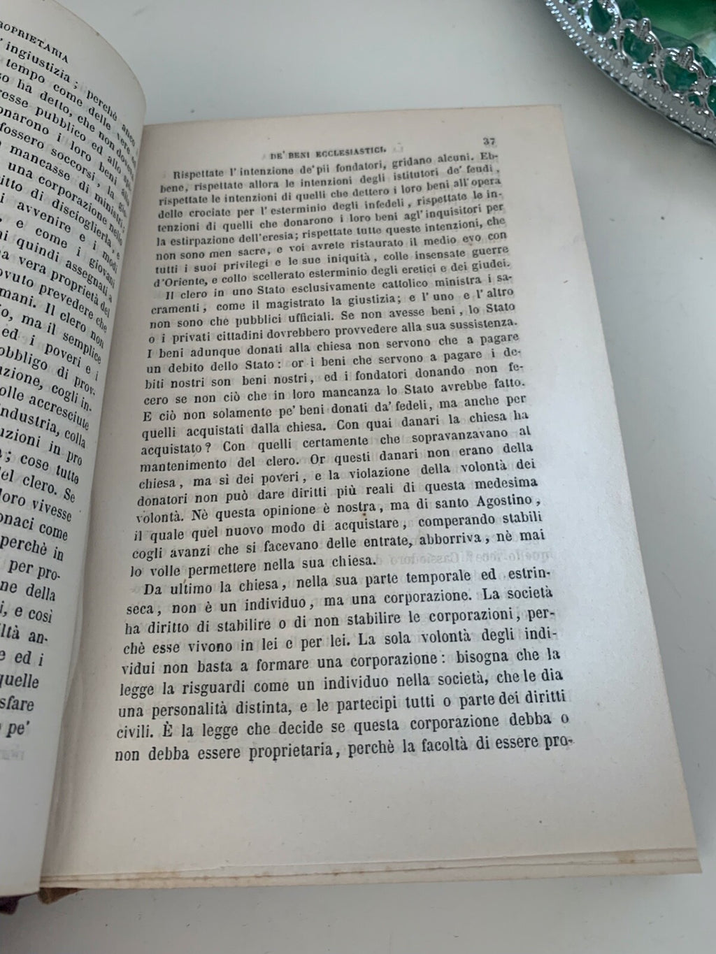 🔴 Book POLITICAL WRITINGS by Giuseppe La Farina Volume 2 old 1870 