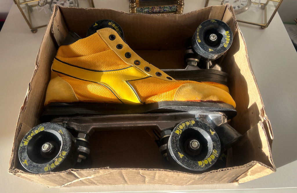 🔴 DIADORA pattini rotelle Champion professionali con freno misura 43 con box