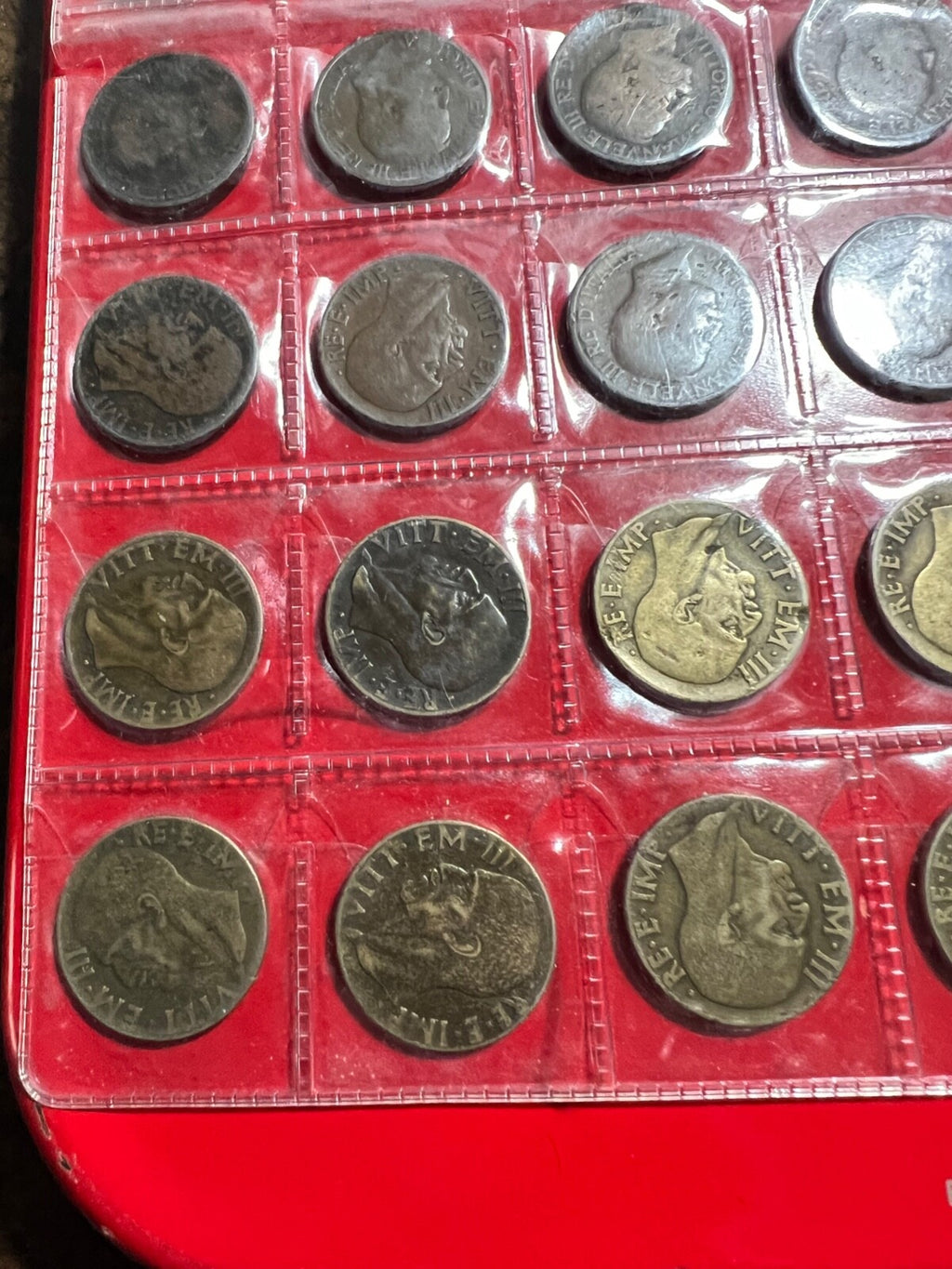 Monnaies 10 Cents Vittorio Emanuele Abeille 28 Pcs Et Spiga 14 Pcs Partir 1930