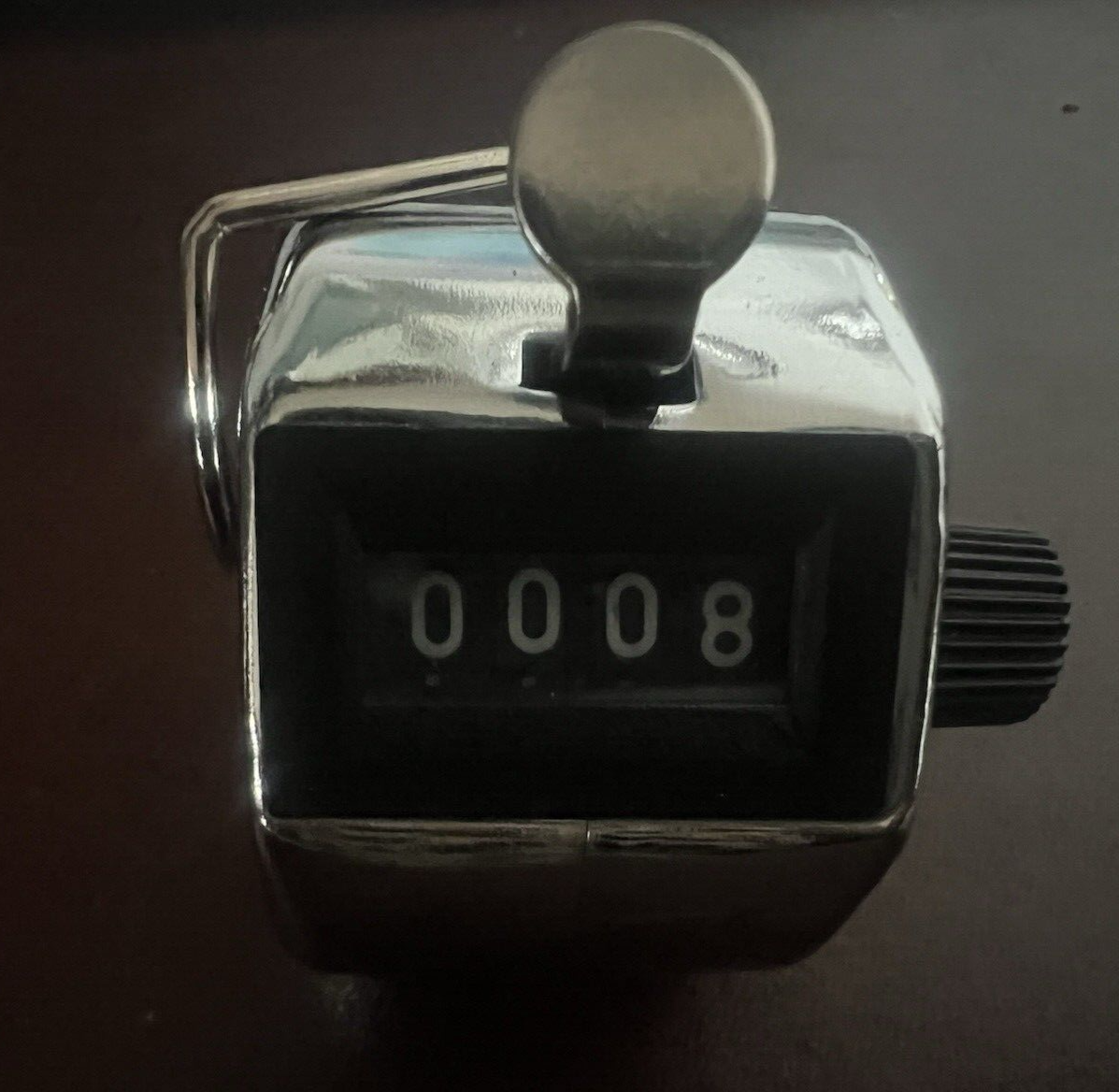 Podomètre Manuel De Sangle Acier Fonctionne Vintage