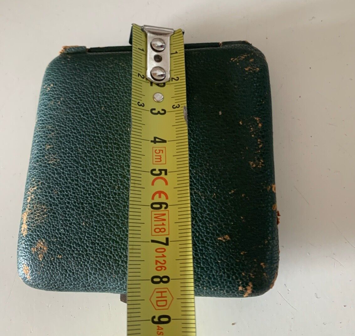 🔴 SUNDO Vintage Faltbares Tischthermometer aus Leder 