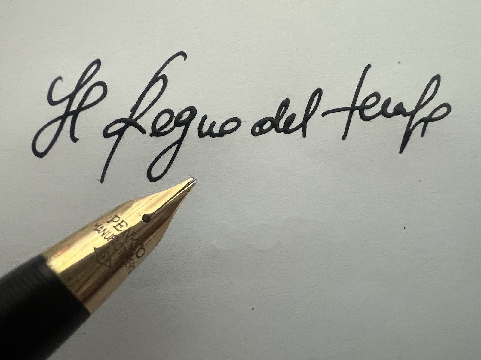 Pen Co Stylo-Plume Stylo à Plume de Diamant Or 14 KT Vintage Penco D