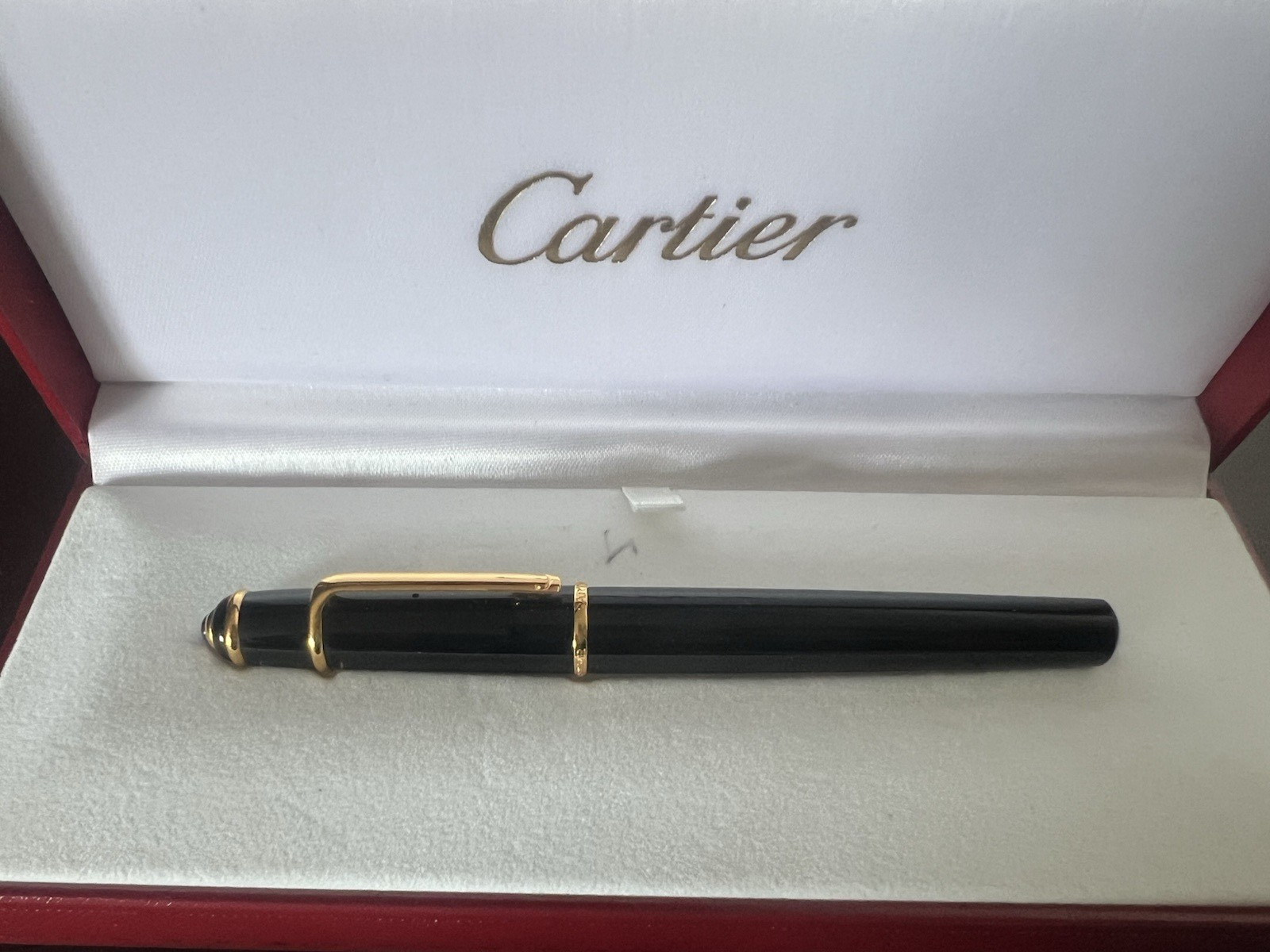 🔴 CARTIER penna stilografica Diabolo mini pennino ORO 18 CARATI M garanzia