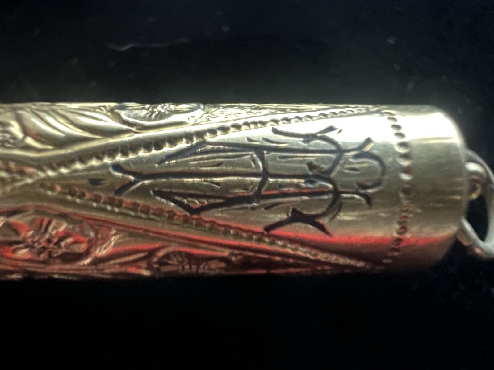 Red Ottoman Imperial Fountain Pen Sultan Abdulhamid II Antique