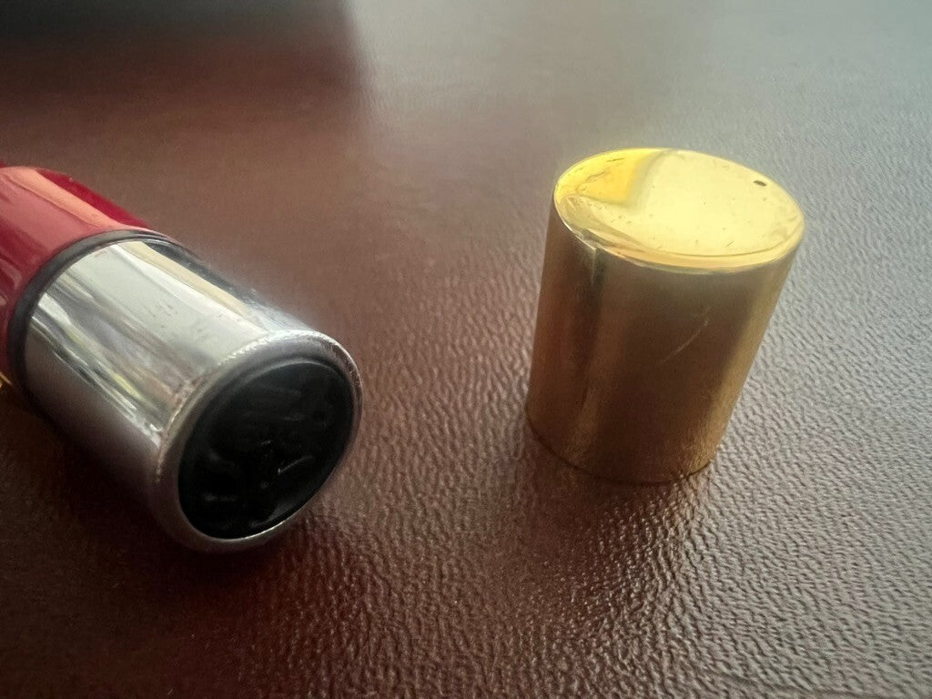 🔴 TANIEVER matita meccanica portamine lacca con timbro Giappone vintage