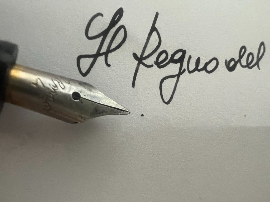 Elmo Stylo-Plume Stylo à Plume By Montegrappa Marbré Piston Écrit Vintage 