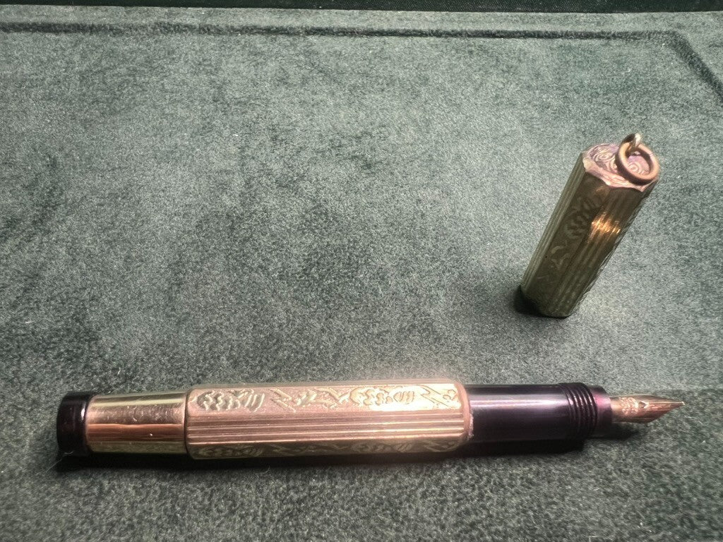 Stylo-Plume Stylo à Plume Rétractable Stylo Plume Or Mini Fonctionne Vintage