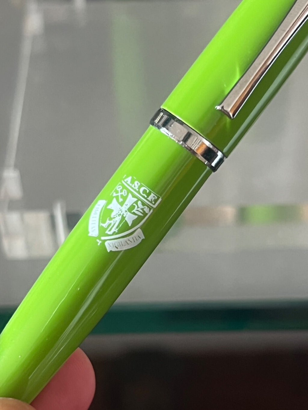 Ascf Stylo-Plume Sphère Laque Association Nationale Services Frais Mensuels 