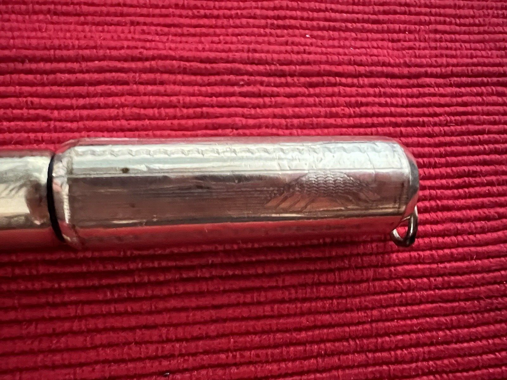 🔴 MA GUS P.O penna stilografica placcata pennino ORO da riparare