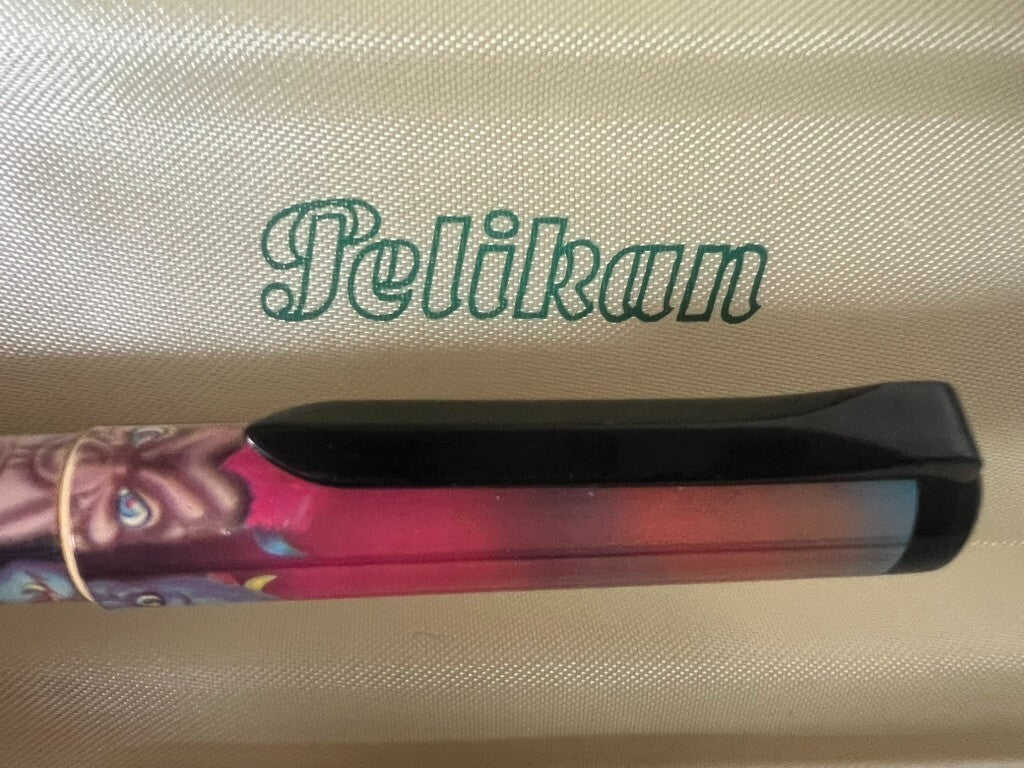 🔴 PELIKAN penna stilografica Moovie cartoni fumetti mai usata vintage