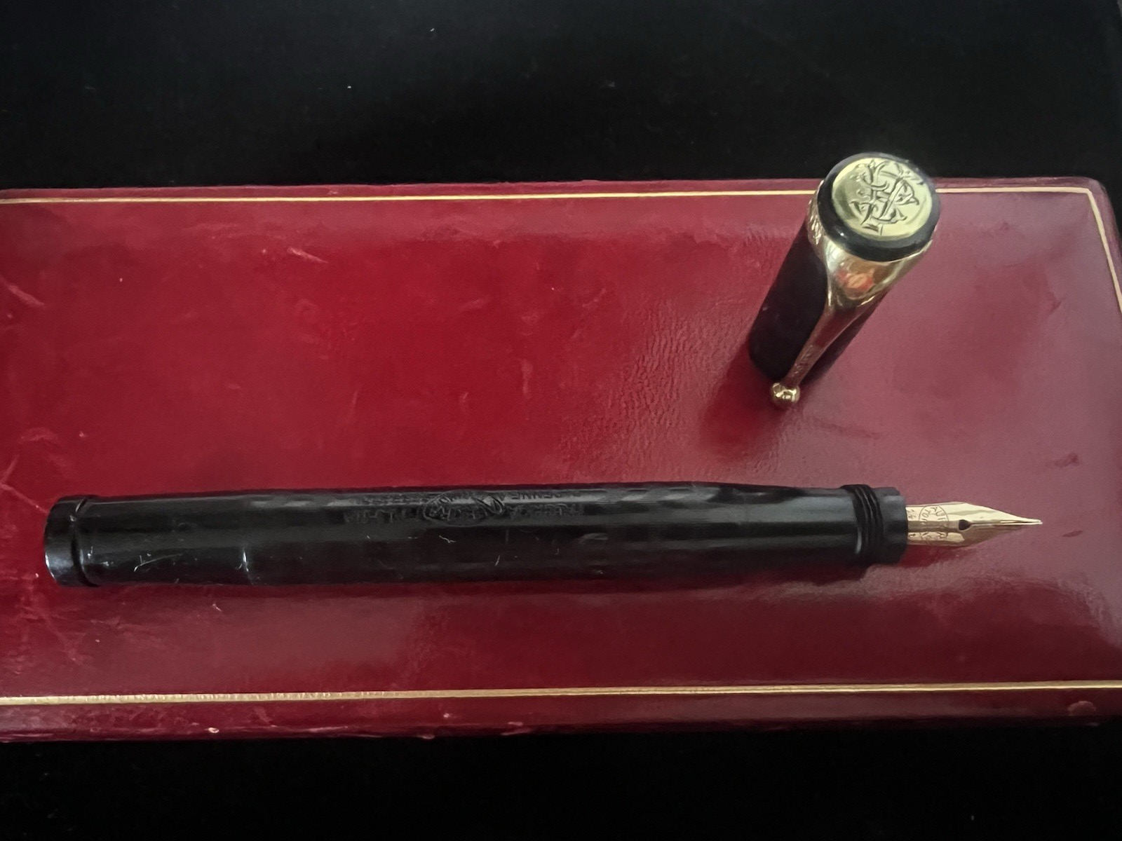 🔴 AURORA penna stilografica retrattile Vittorio Emanuele III Re di Savoia RARA