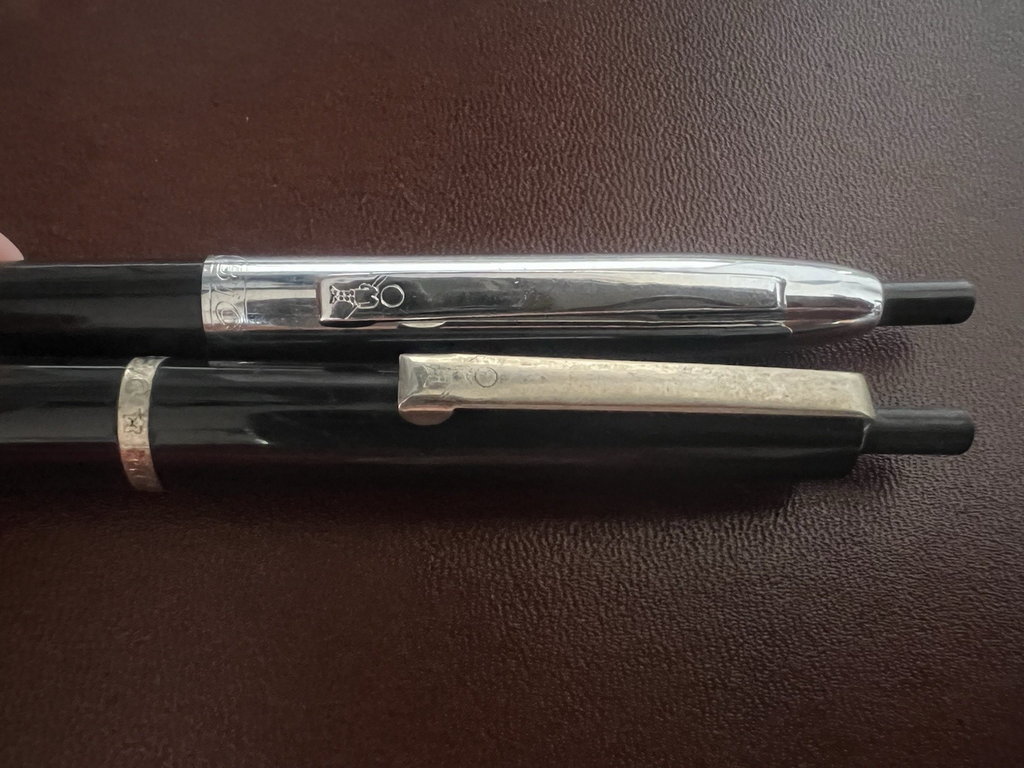 🔴 BIC penne sfera a scatto di cui una pubblicitaria scrivono vintage