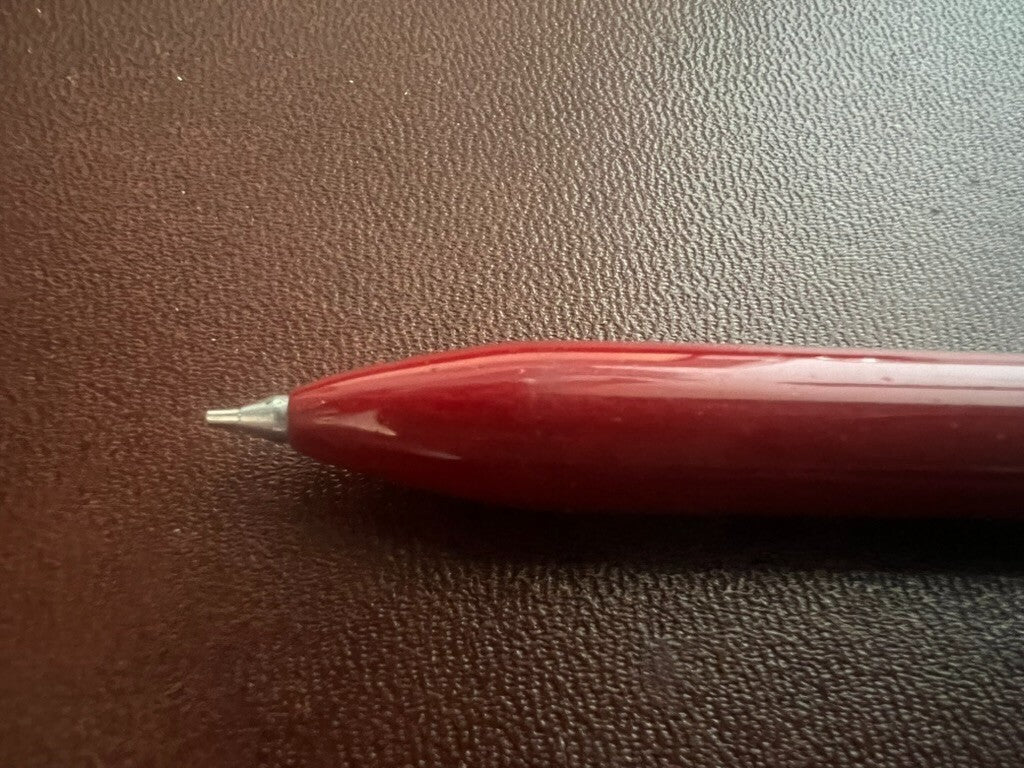 🔴 TANIEVER matita meccanica portamine lacca con timbro Giappone vintage