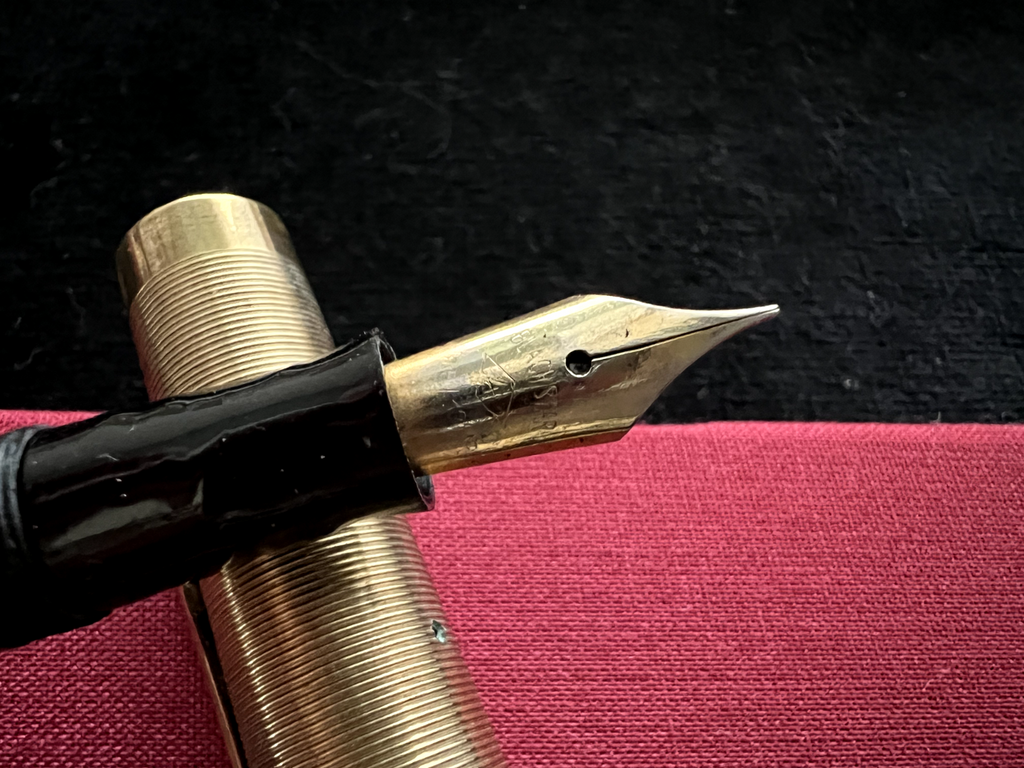 🔴 ARCOS vintage lever-action fountain pen WRITES from 1930 
