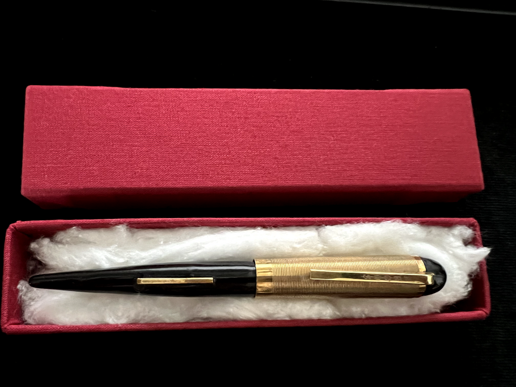 🔴 ARCOS vintage lever-action fountain pen WRITES from 1930 