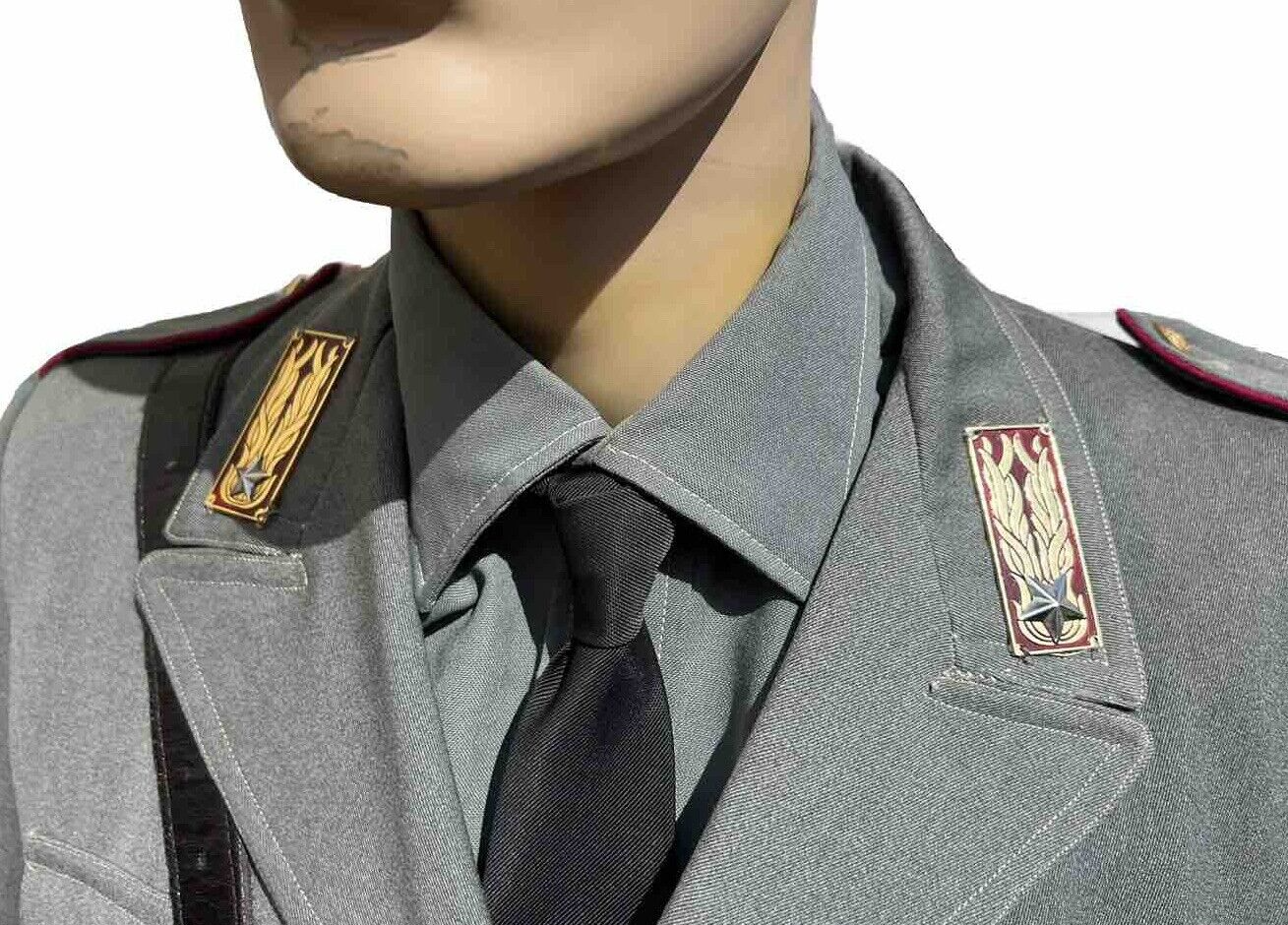 🔴 POLIZIA STATO alamari mostrine per giacca divisa 6 PZ VINTAGE