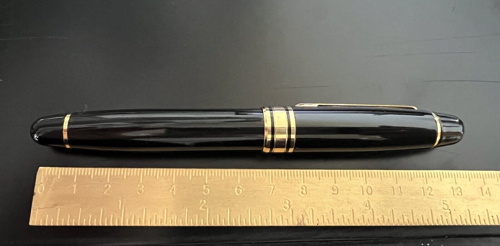 Stylo-Plume Stylo à Plume Laque Noire Iridium Point Germany C Cartouche