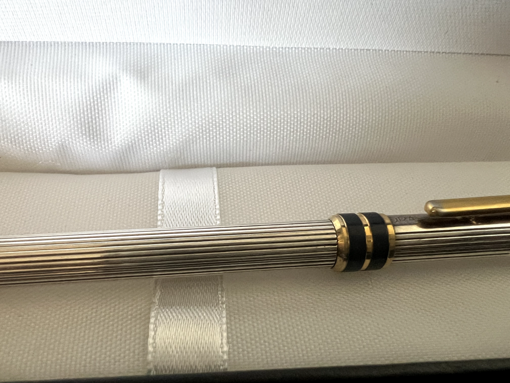 Aurora Pen Sphere Marco Polo Silver 925 Solid Varnish Blue 1