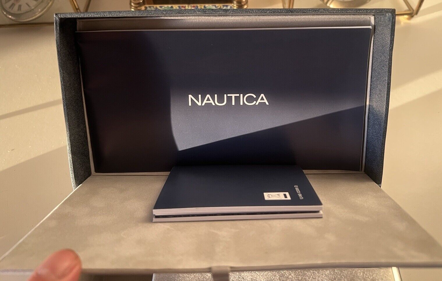 🔴 NAUTICA box scatola orologio A15541 COMPLETO lusso vintage